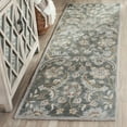 thumbnail image 1 of SAFAVIEH Bella Selna Floral Traditional Wool Runner Rug, Grey/Multi, 2'3" x 7', 1 of 6