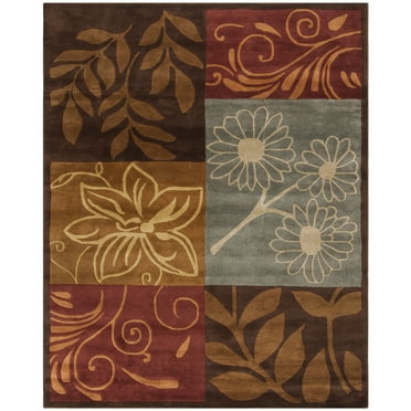 SAFAVIEH Bella Tama Floral Area Rug, Multi, 5' x 5' Square