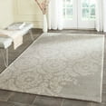 thumbnail image 1 of SAFAVIEH Bella Zlata Geometric Wool Area Rug, Light Grey/Ivory, 5' x 5' Square, 1 of 5