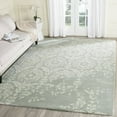 thumbnail image 1 of SAFAVIEH Bella Zlata Medallion Geometric Wool Area Rug, Light Grey/Ivory, 6' x 9', 1 of 10