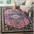 thumbnail image 1 of SAFAVIEH Bellagio Trevelyan Bordered Wool Area Rug, Pink/Multi, 6' x 9', 1 of 8