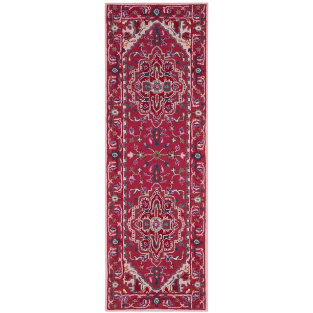 SAFAVIEH Bellagio BLG546A Handmade Red / Pink Rug