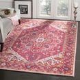 thumbnail image 1 of SAFAVIEH Bellagio Lara Handmade Traditional Area Rug, Red/Pink, 5' x 5' Square, 1 of 8