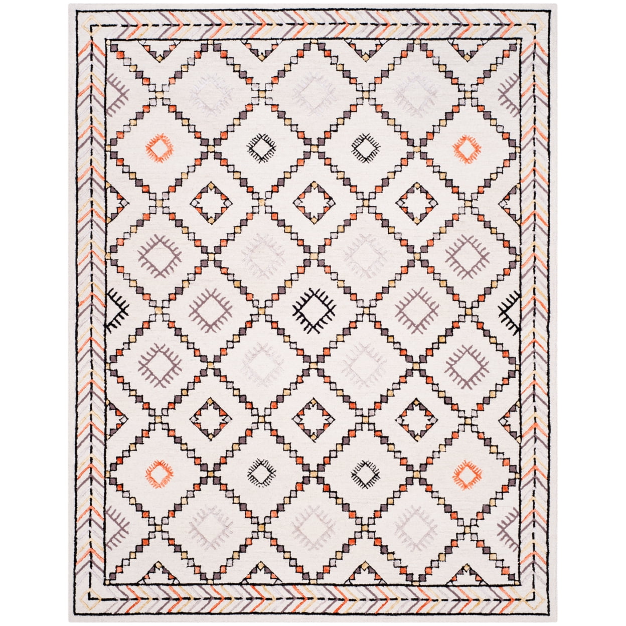 SAFAVIEH Bellagio BLG548A Handmade Ivory / Multi Rug