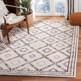 thumbnail image 1 of SAFAVIEH Bellagio Jimney Southwestern Wool Area Rug, Ivory/Multi, 5' x 5' Square, 1 of 9