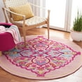 thumbnail image 1 of SAFAVIEH Bellagio Rio Floral Wool Area Rug, Pink/Multi, 5' x 5' Round, 1 of 11