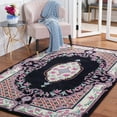 thumbnail image 1 of SAFAVIEH Bellagio Chandler Floral Wool Area Rug, Black/Ivory, 4' x 6', 1 of 11