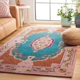 thumbnail image 1 of SAFAVIEH Bellagio Chandler Floral Wool Area Rug, Blue/Pink, 4' x 6', 1 of 11