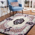 thumbnail image 1 of SAFAVIEH Bellagio Chandler Floral Wool Area Rug, Ivory/Black, 6' x 9', 1 of 11