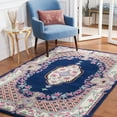 thumbnail image 1 of SAFAVIEH Bellagio Chandler Floral Wool Area Rug, Navy/Ivory, 5' x 8', 1 of 11