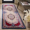 thumbnail image 1 of SAFAVIEH Bellagio Chandler Floral Wool Runner Rug, Ivory/Pink, 2'3" x 5', 1 of 8