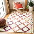 thumbnail image 1 of SAFAVIEH Bellagio Delicia Geometric Wool Area Rug, Ivory/Multi, 6' x 9', 1 of 10