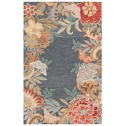 SAFAVIEH Bellagio Sharla Floral Area Rug, Gray/Rust, 8' x 10'