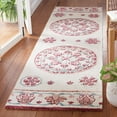thumbnail image 1 of SAFAVIEH Bellagio Vanessa Floral Wool Runner Rug, Ivory/Red, 2'3" x 8', 1 of 11