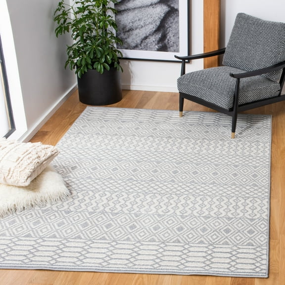 SAFAVIEH Belmont Collection BMT132A Ivory / Grey Rug