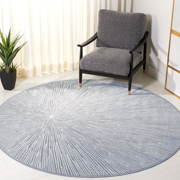 SAFAVIEH Belmont Collection BMT136F Grey / Ivory Rug