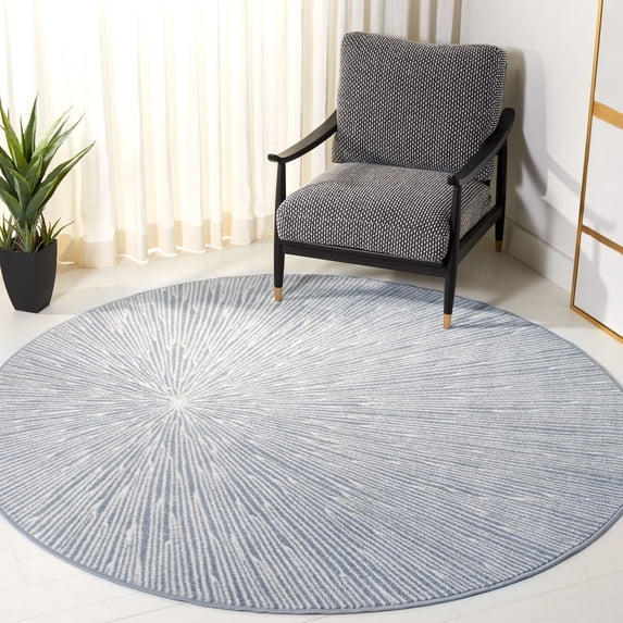 SAFAVIEH Belmont Collection BMT136F Grey / Ivory Rug