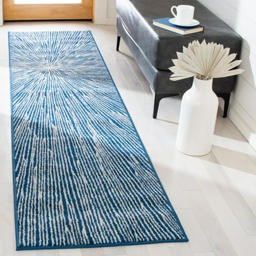 SAFAVIEH Belmont Collection BMT136N Navy / Grey Rug