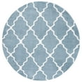 thumbnail image 1 of SAFAVIEH Berber Alastar Abstract Polyester Shag Area Rug, Blue Rust/Ivory, 7' x 7' Round, 1 of 8