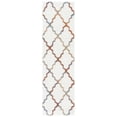 thumbnail image 1 of SAFAVIEH Berber Alastar Abstract Shag Area Rug, 2'3" x 8' Runner, Ivory/Multi, 1 of 8