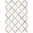 thumbnail image 1 of SAFAVIEH Berber Alastar Abstract Shag Area Rug, 4'5" x 6'5", Ivory/Multi, 1 of 8