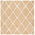 thumbnail image 1 of SAFAVIEH Berber Alastar Abstract Shag Area Rug, 7' x 7' Square, Dark Beig/Ivory, 1 of 7