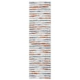 thumbnail image 1 of SAFAVIEH Berber Alphonse Abstract Shag Area Rug, 2'3" x 8' Runner, Blue Rust/Ivory, 1 of 8