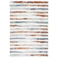 thumbnail image 1 of SAFAVIEH Berber Alphonse Abstract Shag Area Rug, 9' x 12', Blue Rust/Ivory, 1 of 8