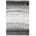 thumbnail image 1 of SAFAVIEH Berber Bijar Abstract Polyester Shag Area Rug, Grey/Dark Grey, 6' x 9', 1 of 11