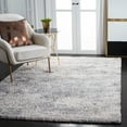 thumbnail image 1 of SAFAVIEH Berber Carrie Abstract Shag Area Rug, Ivory/Gray, 5'3" x 5'3" Square, 1 of 11