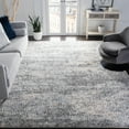 thumbnail image 1 of SAFAVIEH Berber Damian Abstract Shag Area Rug, Gray Blue/Cream, 10' x 10' Square, 1 of 8