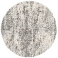 thumbnail image 1 of SAFAVIEH Berber Damian Abstract Shag Area Rug, Grey Blue/Cream, 3'3" x 3'3" Round, 1 of 6