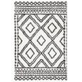 thumbnail image 1 of SAFAVIEH Berber Daphale Abstract Shag Area Rug, 5'5" x 7'7", Ivory/Dark Grey, 1 of 8