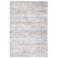 thumbnail image 1 of SAFAVIEH Berber Dayna Abstract Shag Area Rug, 9' x 12', Blue Rust/Ivory, 1 of 8