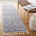 thumbnail image 1 of SAFAVIEH Berber Fringe Vinal Aztec Shag Runner Rug, Light Gray/Ivory, 2'2" x 8', 1 of 11