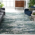 thumbnail image 1 of SAFAVIEH Berber Damian Abstract Shag Area Rug, Green/Beige, 10' x 14', 1 of 11