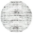thumbnail image 1 of SAFAVIEH Berber Hollie Abstract Polyester Shag Area Rug, Grey/Dark Grey, 7' x 7' Round, 1 of 8