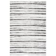 thumbnail image 1 of SAFAVIEH Berber Jaslyn Abstract Shag Area Rug, 5'5" x 7'7", Grey/Dark Grey, 1 of 8
