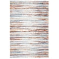 thumbnail image 1 of SAFAVIEH Berber Jaslyn Abstract Shag Area Rug, 8' x 10', Blue Rust/Ivory, 1 of 8