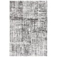 thumbnail image 1 of SAFAVIEH Berber Jonette Abstract Polyester Shag Area Rug, Blue Rust/Ivory, 7' x 7' Square, 1 of 7