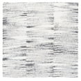 thumbnail image 1 of SAFAVIEH Berber Leland Abstract Shag Area Rug, Grey/Ivory, 6'7" x 6'7" Square, 1 of 8