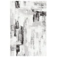 thumbnail image 1 of SAFAVIEH Berber Linette Abstract Shag Area Rug, 5'5" x 7'7", Grey/Dark Grey, 1 of 8