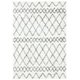 thumbnail image 1 of SAFAVIEH Berber Lula Distressed Shag Area Rug, 5'1" x 7'6", Ivory/Grey, 1 of 8