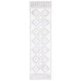 thumbnail image 1 of SAFAVIEH Berber Madisyn Abstract Polyester Shag Runner Rug, Ivory/Grey, 2'3" x 8', 1 of 8