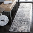 thumbnail image 1 of SAFAVIEH Berber Major Abstract Shag Runner Rug, Ivory/Gray, 2' x 8', 1 of 11