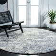 thumbnail image 1 of SAFAVIEH Berber Major Abstract Shag Area Rug, Ivory/Gray, 3'3" x 3'3" Round, 1 of 11