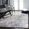 thumbnail image 1 of SAFAVIEH Berber Major Abstract Shag Area Rug, Ivory/Blue, 6' x 9', 1 of 11