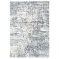 thumbnail image 1 of SAFAVIEH Berber Major Abstract Shag Area Rug, Ivory/Grey, 5'3" x 7'6", 1 of 8