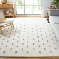 thumbnail image 1 of SAFAVIEH Berber Caymen Polka Dot Shag Area Rug, Beige/Gray, 10' x 14', 1 of 11