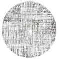thumbnail image 1 of SAFAVIEH Berber Shag Clover Abstract Area Rug, Grey/Dark Grey, 8' x 8' Round, 1 of 8
